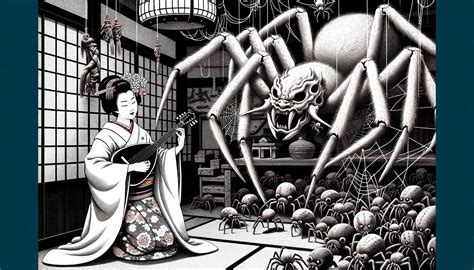  Journey into the Unknown: Exploring the Legends Surrounding the Japanese Folk Tale of Jorogumo!